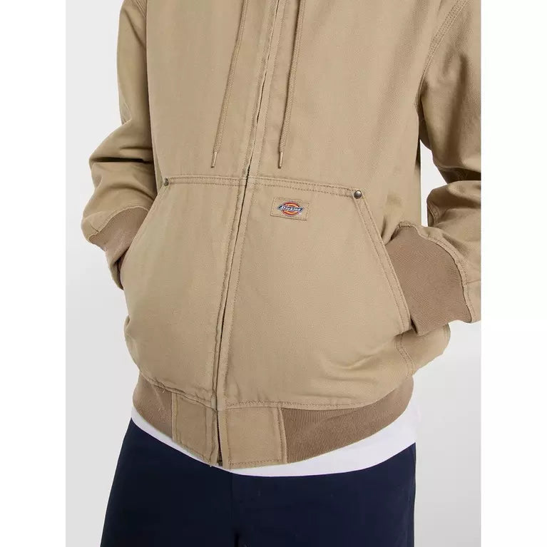 Dickies Giubbino Uomo Unlined Canvas Cappuccio Bom DK0A88JZ0DS1 Sabbia