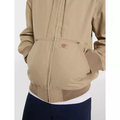 Dickies Giubbino Uomo Unlined Canvas Cappuccio Bom DK0A88JZ0DS1 Sabbia