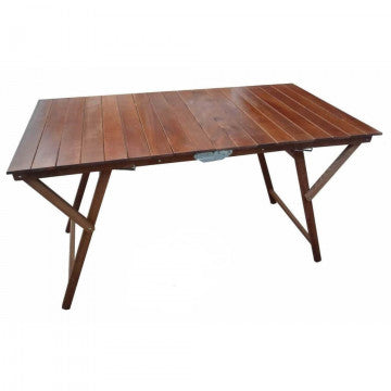 Tavolo Rettangolare 70 x 140 in Legno di Faggio - Colore Noce