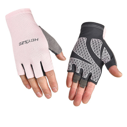 Summer Fingerless Cycling Gloves | Breathable and Non-Slip