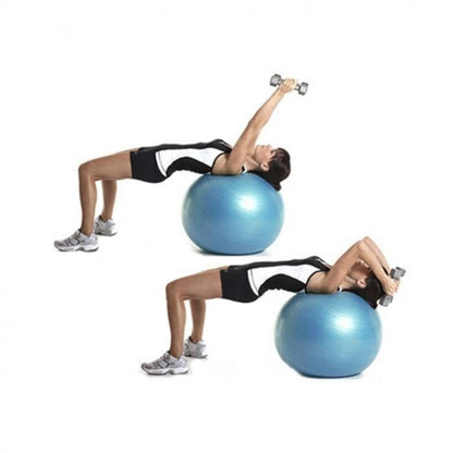 Contes Gym Ball 65cm Azzurro - Palla Pilates Professionale