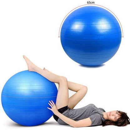 Contes Gym Ball 65cm Azzurro - Palla Pilates Professionale