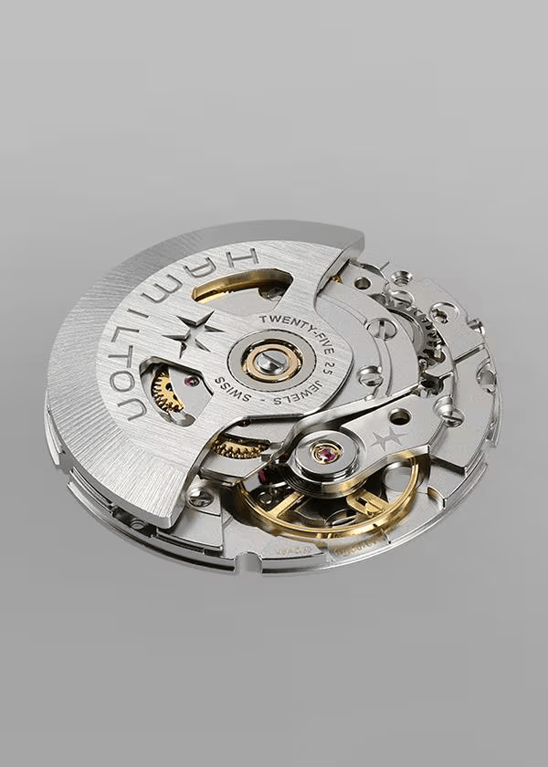 Hamilton Jazzmaster Automatic Argento 44mm - swiss made cinturino in pelle