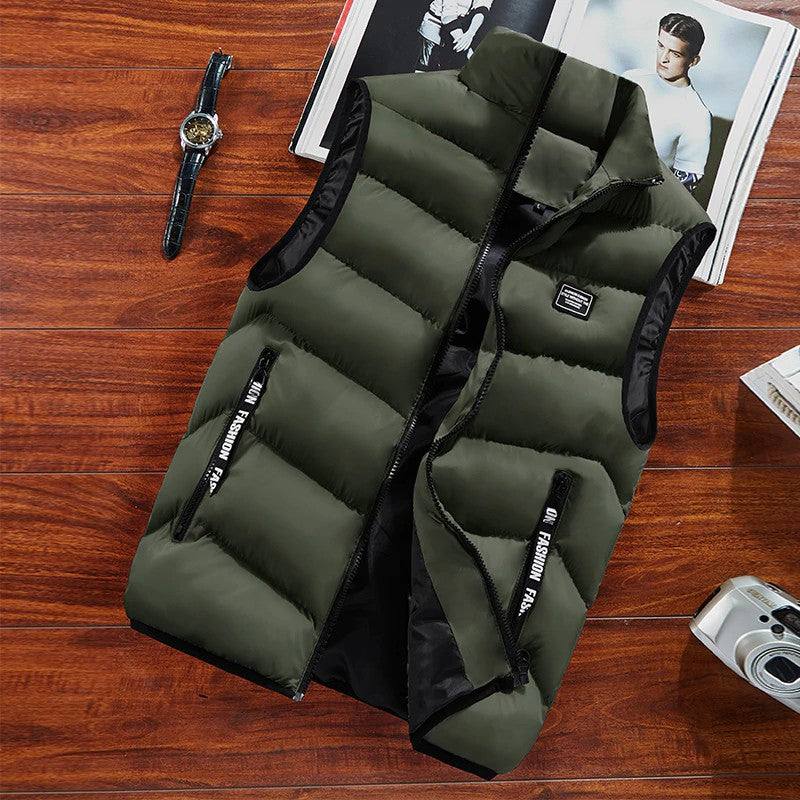 Giubbotto da uomo, gilet senza maniche primavera gilet morbido