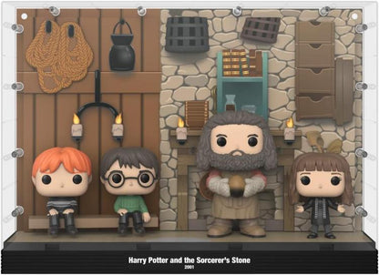 Funko Pop! Movie - Moments Deluxe - Harry Potter: (04) Hagrid's Hütte 2er-Pack Vinyl