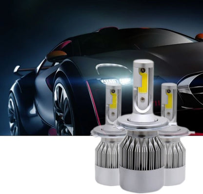 PAAR LED-AUTOLAMPEN H4 MOTORRAD-SCHEINWERFER-KIT 36W WEISSES LICHT 6000K SCHEINWERFER