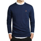Men's Knitted Sweater, Autumn and Winter Cotton Crew Neck