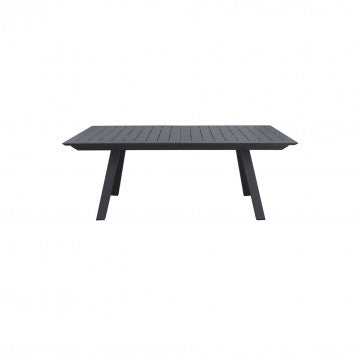 Tavolo rettangolare Zante allungabile 200/300 x 110 in alluminio