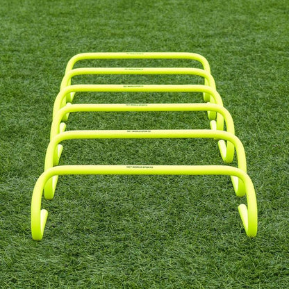 Set 5 Ostacoli Sport Allenamento Calcio Velocità Agilità Football Verde 23Cm