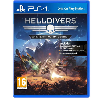 Helldivers Super Earth Ultimate Edition PS4 Spiel Playstation 4 EU ITA Neu