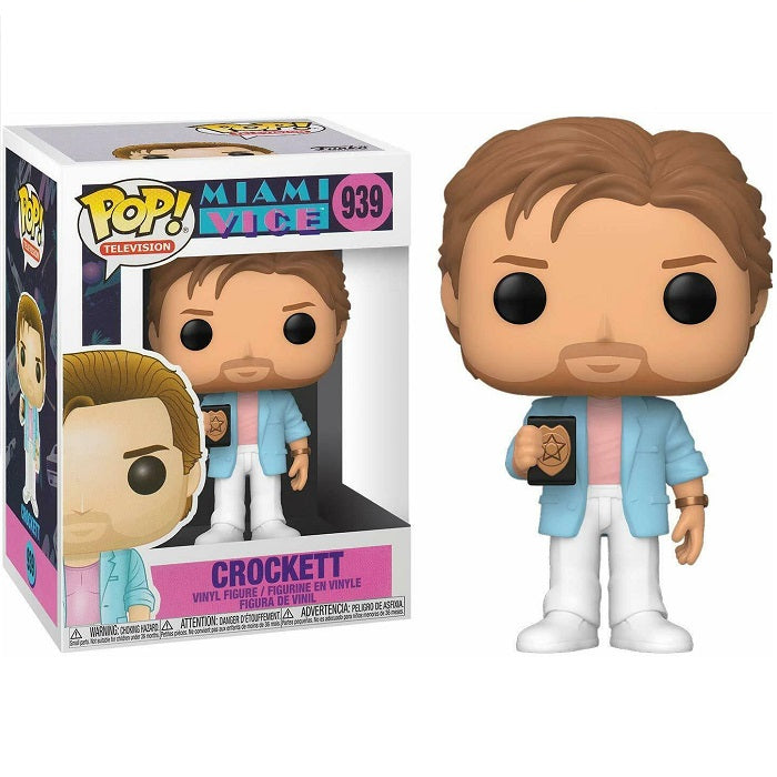 Funko Pop Movies Crockett Miami Vice 939 Vinyl-Actionfigur Fernsehen Statuette