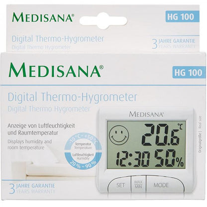 Medisana Digitales Psychrometer Hg 100 Hygrometer Raumthermometer zur Feuchtigkeitsmessung