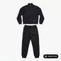 Champion tuta sportiva donna con cerniera intera 118941-KK001 nera