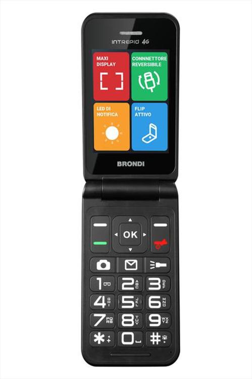 BRONDI INTREPID 4G (GRÜN) CLAMSHELL HANDY DUAL SIM KAMERA 2 MP