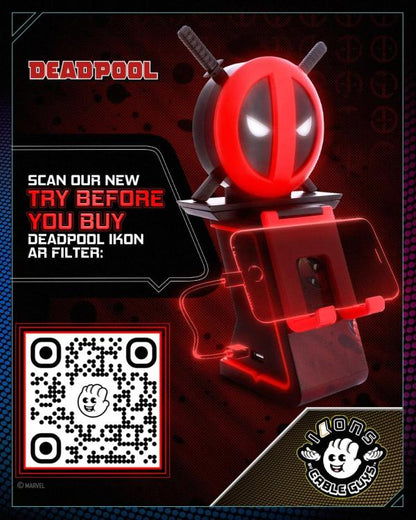 Cable Guys - (Deadpool Icons) Ladestation für Smartphone und Controller