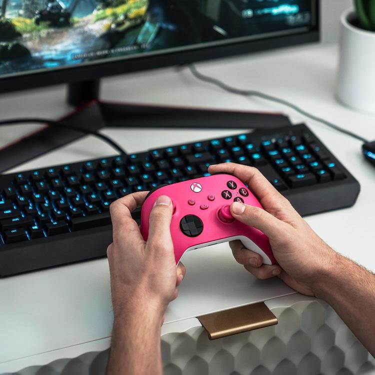 Controller Microsoft Xbox Serie X/S Deep Pink Pad Wireless One Rosa