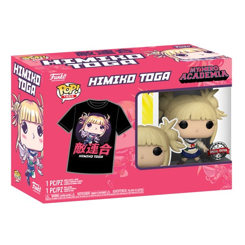 Funko Pop Tees My Hero Academia Himiko Toga T-Shirt+Figur 1029 Spec. Edition L