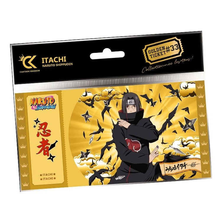CARTOON KINGDOM - GOLDEN TICKET: NARUTO (ITACHI) #33 SAMMLER-GOLDTICKET