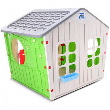 Casetta in plastica multicolor 140x108x115 cm, peso 13,2 kg