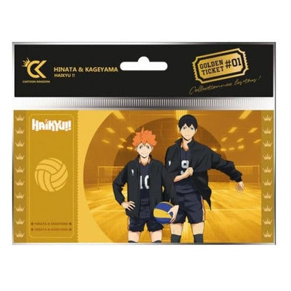 CARTOON KINGDOM - GOLDEN TICKET: HAIKYU! (HINATA & KAGEYAMA) #01 SAMMELSTÜCK