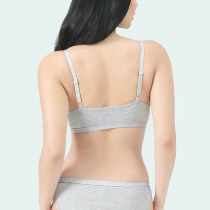 Adidas Women's Underwear Sport Active Essentials Scoop Bralette Grey - JL3474