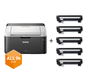 BROTHER HL-1212W MONO LASER PRINTER USB 2.0 WI-FI 20PPM + 5 TONER KIT INCLUDED