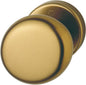 Aluminium HOPPE knob with rose for entrance doors