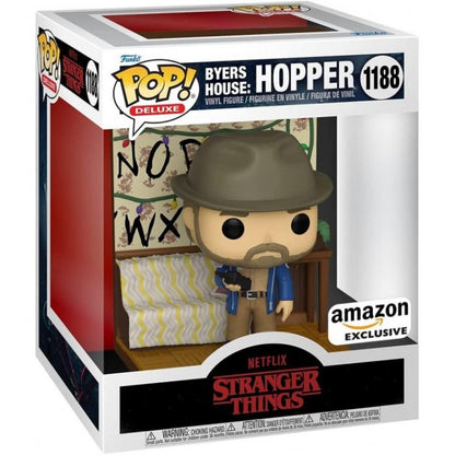 Funko Pop! Deluxe Byers Haus Netflix Stranger Things - Hopper (1188) Figur