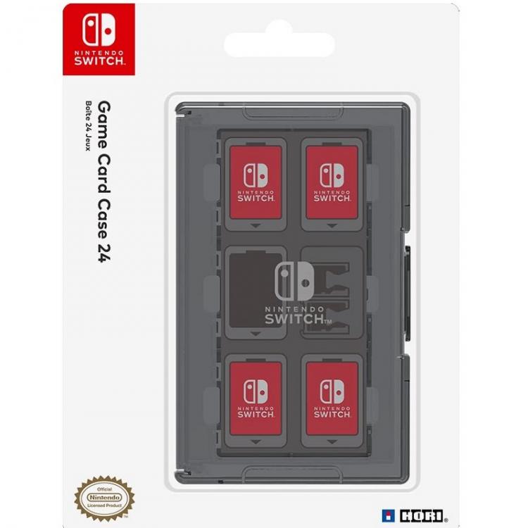 Game Card Case Aufbewahrungsbehälter Spiele 24 Stück Schwarz Hori Nintendo Switch Konsole