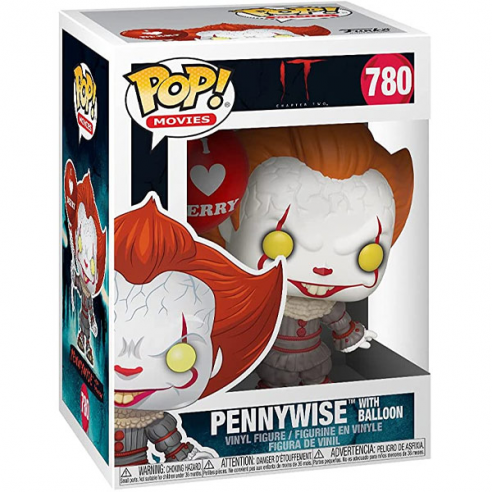 Funko Pop Movies Es - Pennywise (780) m. Ballon Vinylfigur Horror