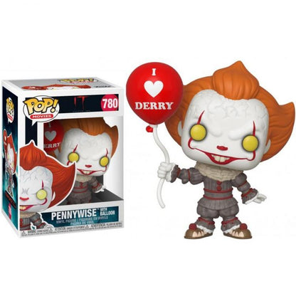 Funko Pop Movies Es - Pennywise (780) m. Ballon Vinylfigur Horror