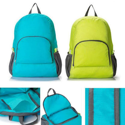 Bunter Rucksack für Herren, Damen, Schule, Sport, Trekking, faltbare Tasche