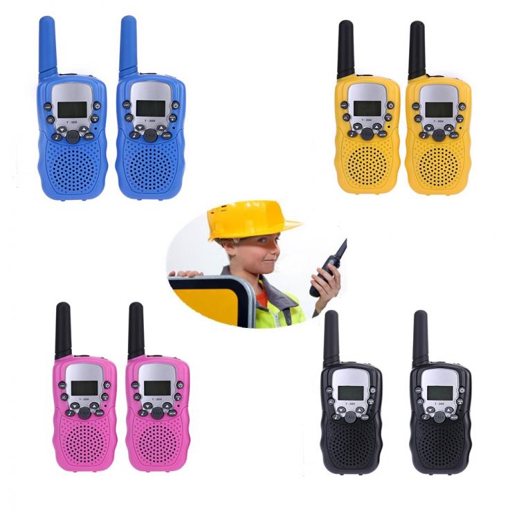 COPPIA WALKIE TALKIE 2 pz RICETRASMITTENTI VOX MULTI CANALI WIRELESS 3KM TORCIA