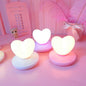 Night Light Emergency LED Heart Table Batteries USB Night Light For Children