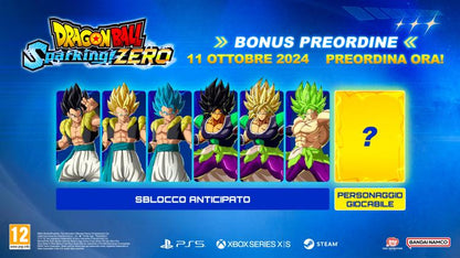 Dragon Ball Sparking! Zero Nintendo Switch 2 Videogioco Italiano Pal Italiano NSW2