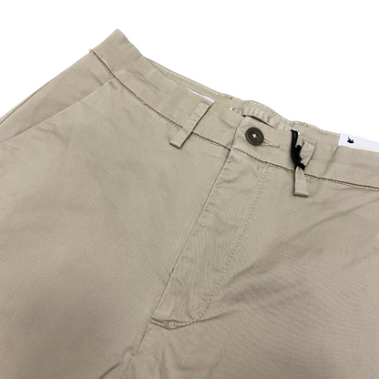 Hamaki-Ho Bermuda Uomo Cotone Elasticizzato Beige PB1757H