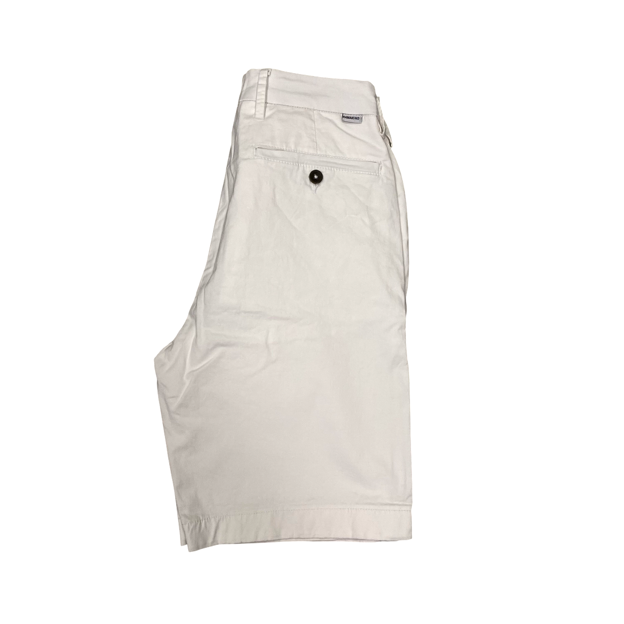 Hamaki-Ho Bermuda Uomo Cotone Elasticizzato Bianco - PB1757H