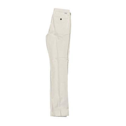 Hamaki-Ho pantalone casual da uomo PSE1744H bianco