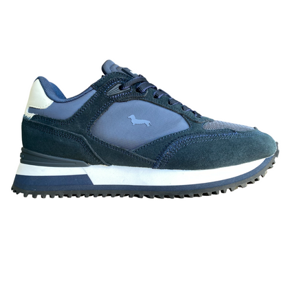 Harmont&Blaine Sneakers Uomo Blu EFM252.040.A60.A6 – Camoscio e Mesh