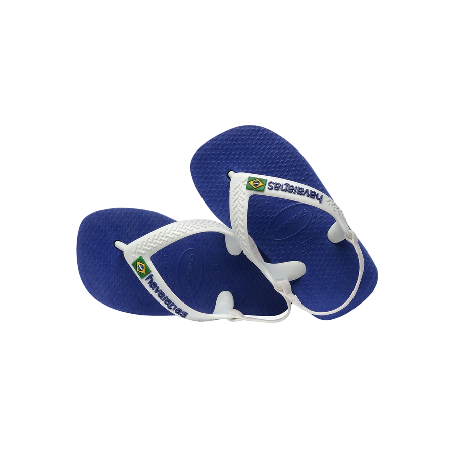 Havaianas Infradito Baby Brasil Logo II Bambino Blu - 4140577-2711