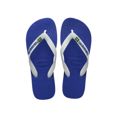 Havaianas ciabatta infradito da uomo Brasil Logo 4110850-2711 blu
