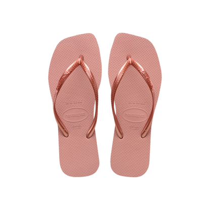 Havaianas ciabatta infradito da donna Slim Square 4148301-3544 rosa di croco