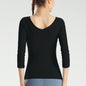 Women's Yoga T-shirt, form-fitting back shirt for fitness