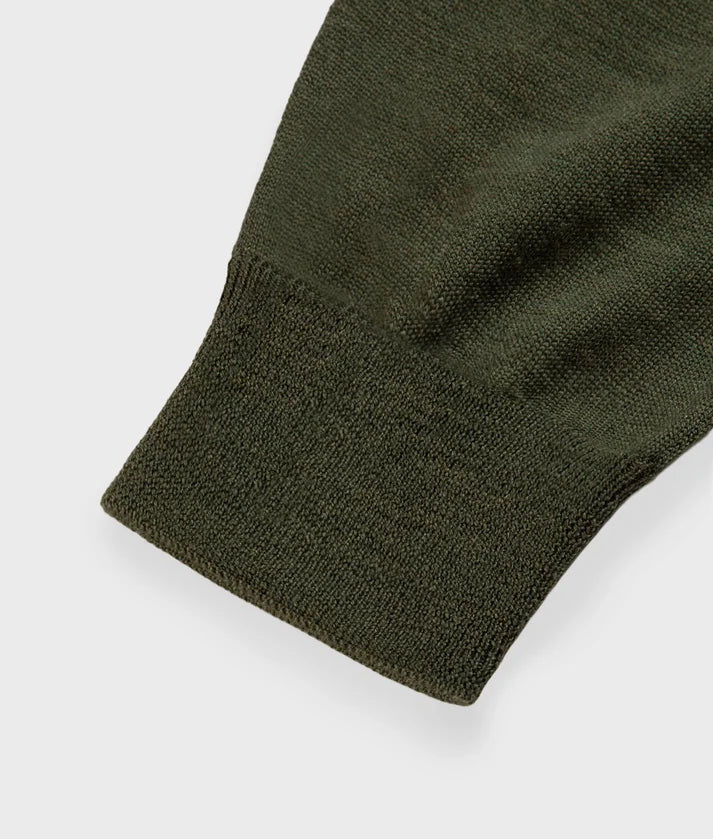 RefrigiWear Bennet Pullover M26908 MA0015 E04010 Uomo Verde - Maglia Merino