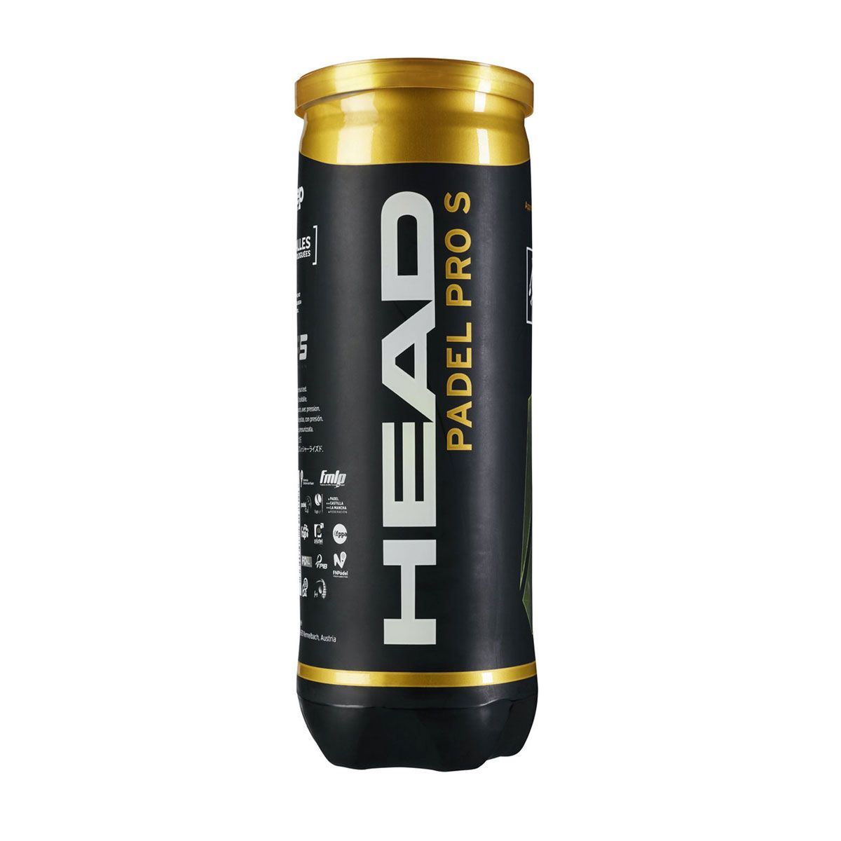 Head Palline da Padel Pro S 575713 | Tubo da 3 Gialle Veloci