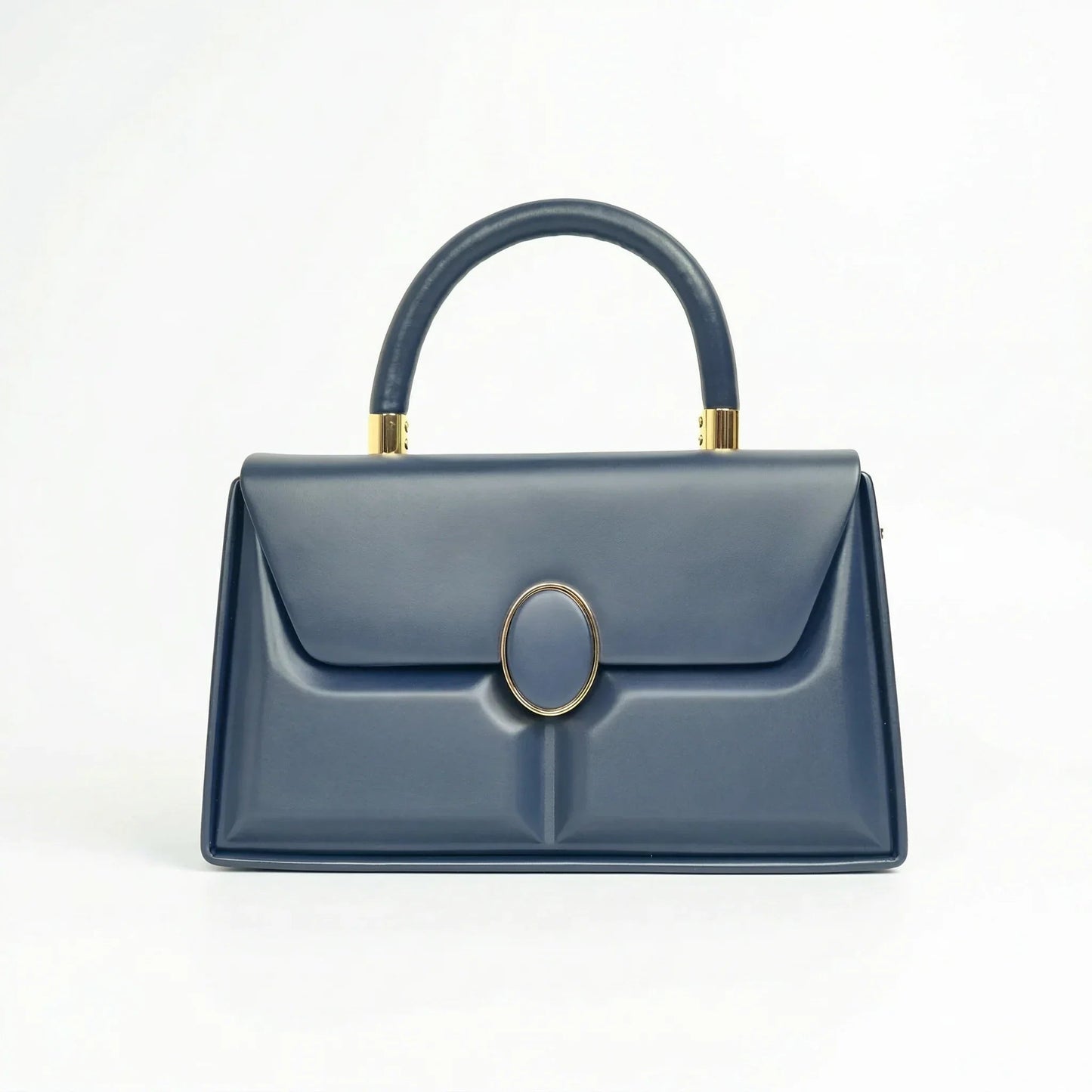 Herisson Firenze Borsa Strutturata Classica in Ecopelle con Hardware Oro