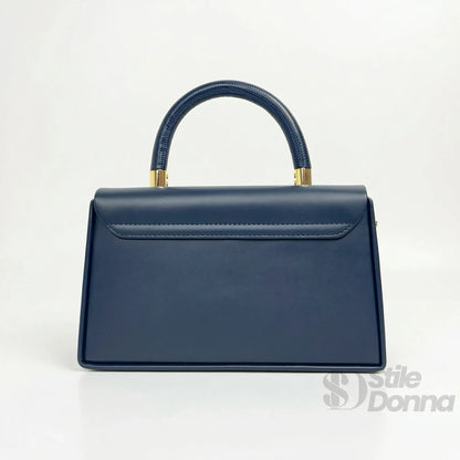 Herisson Firenze Borsa Strutturata Classica in Ecopelle con Hardware Oro