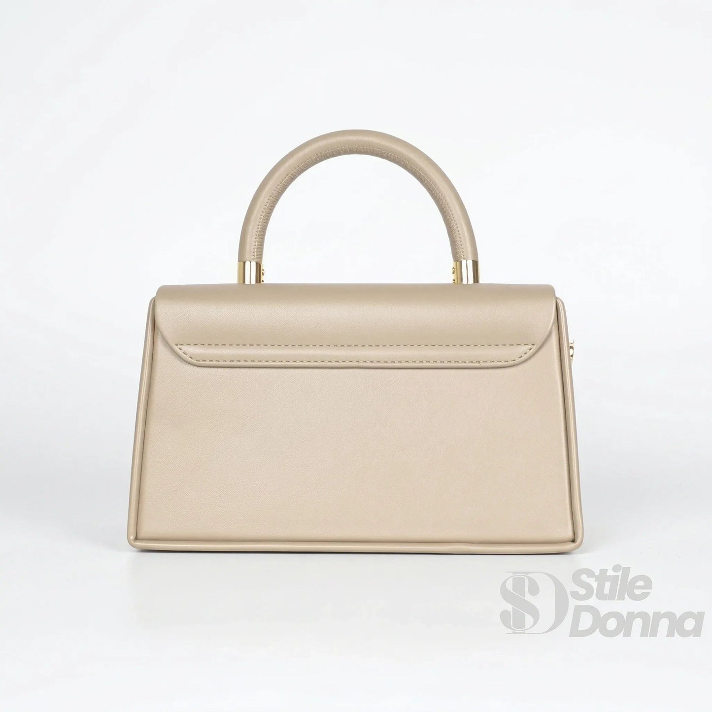 Herisson Firenze Mini Satchel con Top Handle in Ecopelle e Hardware Oro