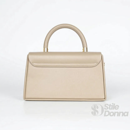 Herisson Firenze Mini Satchel con Top Handle in Ecopelle e Hardware Oro