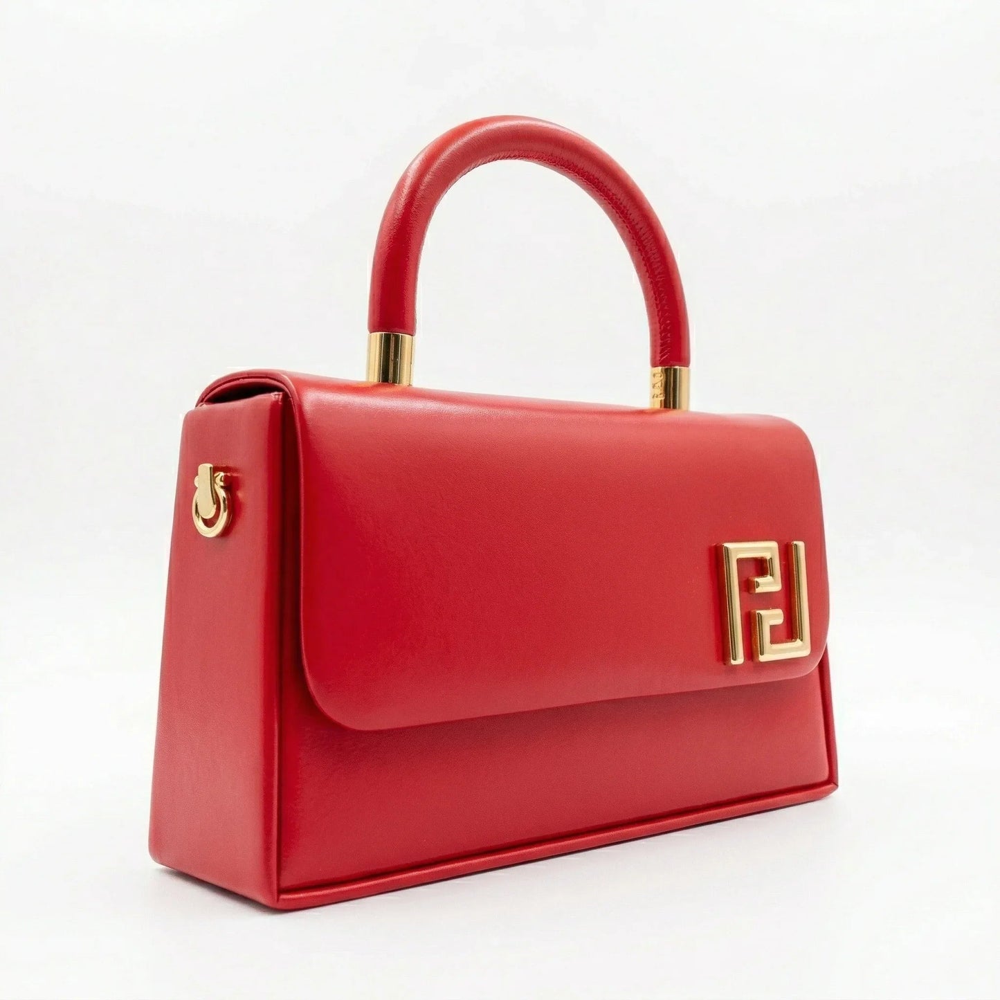 Herisson Firenze Mini Satchel con Top Handle in Ecopelle e Hardware Oro